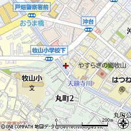 福岡県北九州市戸畑区新川町6-12周辺の地図