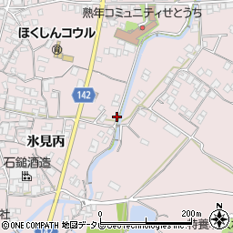 愛媛県西条市氷見周辺の地図