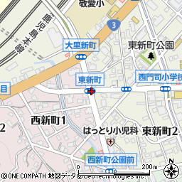 東新町周辺の地図