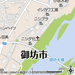 西田合成周辺の地図