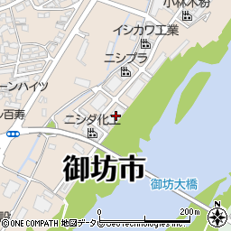 西田合成株式会社周辺の地図