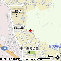 福岡県北九州市若松区二島901周辺の地図
