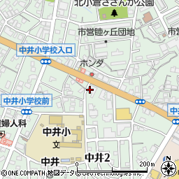 株式会社サンレー　中井営業所周辺の地図