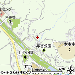 県営住宅周辺の地図