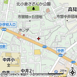 萩美荘周辺の地図
