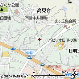 ハイツニュー副田周辺の地図