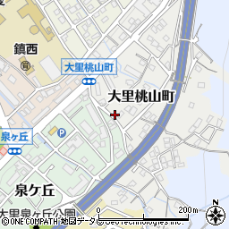 福岡県北九州市門司区大里桃山町周辺の地図