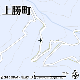徳島県勝浦郡上勝町生実細根周辺の地図