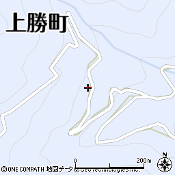 徳島県上勝町（勝浦郡）生実（細根）周辺の地図