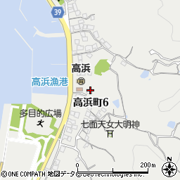 愛媛県松山市高浜町6丁目1673周辺の地図