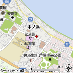 中ノ浜公民館周辺の地図