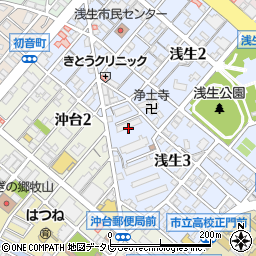 コープ野村浅生公園戸畑２号棟周辺の地図
