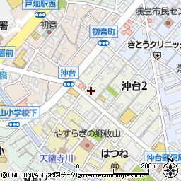 山口酒店周辺の地図