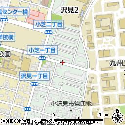 福岡県北九州市戸畑区沢見周辺の地図