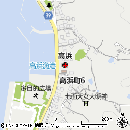 愛媛県松山市高浜町6丁目1674周辺の地図