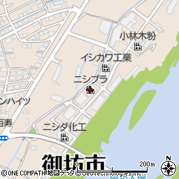 ニシプラ株式会社周辺の地図