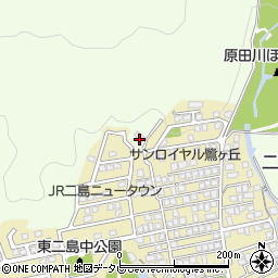 福岡県北九州市若松区二島792周辺の地図