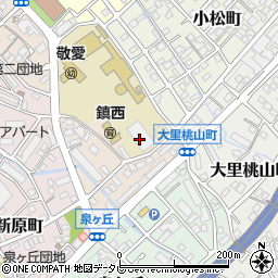 本願寺鎮西別院周辺の地図