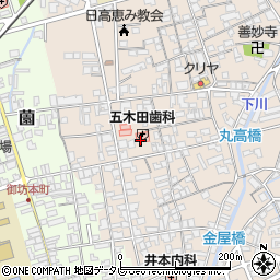 五木田歯科医院周辺の地図