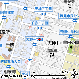 安枝ダンススタジオ周辺の地図