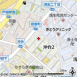 浅尾米穀店周辺の地図