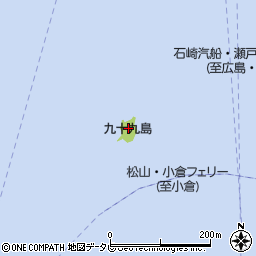愛媛県松山市高浜町周辺の地図