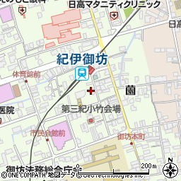 御坊カトリック教会周辺の地図