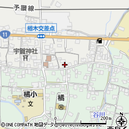 愛媛県西条市楢木45周辺の地図
