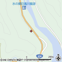 和歌山県田辺市龍神村福井472周辺の地図