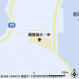 松山市立興居島中学校周辺の地図