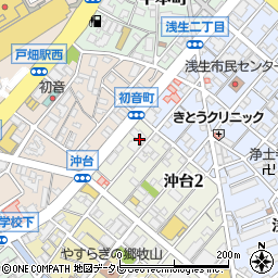 福岡県北九州市戸畑区沖台2丁目10-3周辺の地図