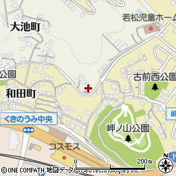 福岡県北九州市若松区大池町6-7周辺の地図