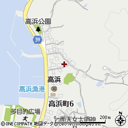 愛媛県松山市高浜町6丁目1692周辺の地図