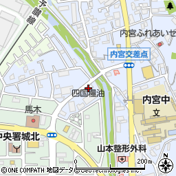 カネミ倉庫株式会社　松山製油工場周辺の地図