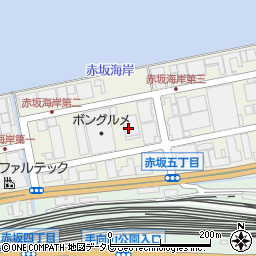 西京運輸倉庫株式会社　赤坂倉庫周辺の地図