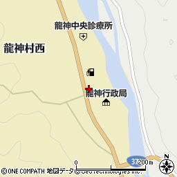 ＪＡ紀州龍神周辺の地図