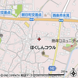 愛媛県西条市氷見丙457-1周辺の地図