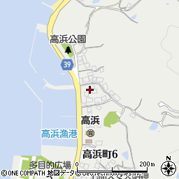愛媛県松山市高浜町6丁目1686周辺の地図
