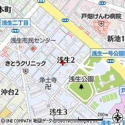 岸田商店周辺の地図