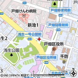 浅生公園前周辺の地図
