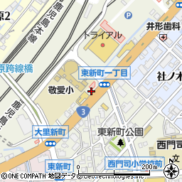 福岡県北九州市門司区大里新町5周辺の地図