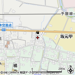 愛媛県西条市楢木7周辺の地図