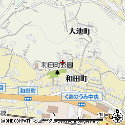 福岡県北九州市若松区大池町9-10周辺の地図