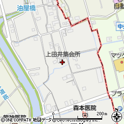 上田井集会所周辺の地図