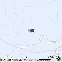 徳島県勝浦郡上勝町生実府殿周辺の地図