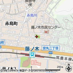 赤島町東公園周辺の地図