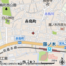 福岡県北九州市若松区赤島町周辺の地図