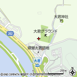 福岡県遠賀郡芦屋町大君周辺の地図