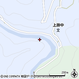 徳島県上勝町（勝浦郡）生実（鈴瀬）周辺の地図