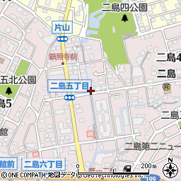 サカヱ美容室周辺の地図